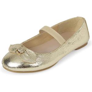 The Children’s Place Baby Girls’ Flats(Gold)